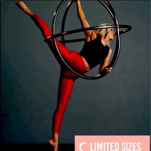 COPY - Zyia Red Metallic leggings